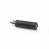Mono RCA/phone til 6.35mm jack adapter  - han/hun (Sort) - Nedis