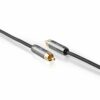 Premium Phone/RCA kabel (Mono) (1xRCA) (Han-Han) (Metal/Anthracite) - 2,0 m - Nedis - Image 4
