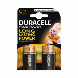 Duracell - C - 2 stk - Plus Power C batteri