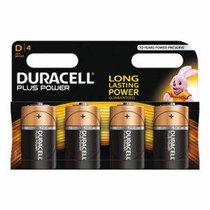 Duracell - D - 4 stk - Plus Power (Mono)