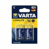 Varta - C batteri - 2 stk - Longlife (Baby)