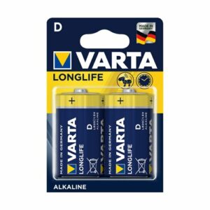 D batteri - 2 stk - Longlife (Mono) - Varta