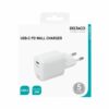 Deltaco - USB-C lader 3.0A (20W) (Han-Han) (Hvid) - 0,1 m - Image 3