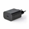 Nedis - USB-C lader 1.5 A/2.0A/2.5A/3.0 A (30 W)  (Han-Han) (Sort) - 0,1 m
