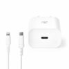 Nedis - USB-C oplader sæt (Apple Lightning) (3A/20W) (Han-Han) (Hvid) - 1,0 m - Image 3