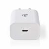 Nedis - USB-C lader 1.5 A/2.0A/2.5A/3.0 A (30 W)  (Han-Han) (Hvid) - Image 3