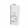 Apple Lightning til Minijack Stereo Audio kabel (3,5mm/3-pin) (Silver) - 1,0 m - Nedis - Image 3
