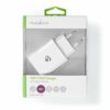 Nedis - USB-C lader 1.5 A/2.0A/2.5A/3.0 A (30 W)  (Han-Han) (Hvid) - Image 4